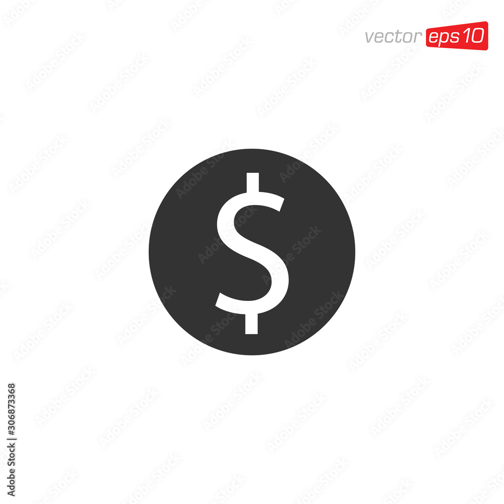 Dollar Money Icon Design Vector Dollar Money Icon Design Vector