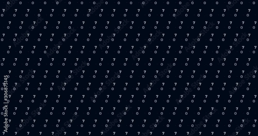 4K motion geomrtic patern background with animated numerals. 4K motion geomrtic patern background with animated numerals.