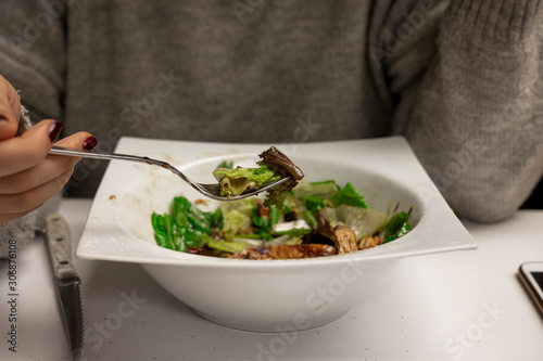 salad in a bowl