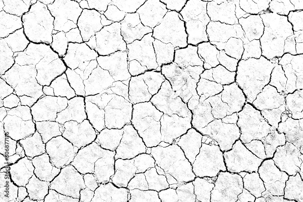 Texture soil dry crack background pattern of drought lack of water of nature white black old broken. Texture soil dry crack background pattern of drought lack of water of nature white black old broken.
