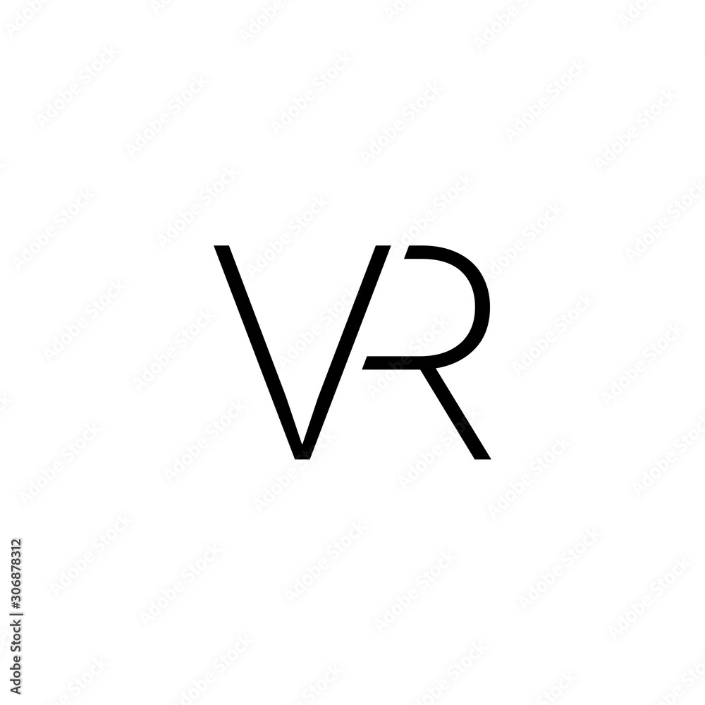 VR logo black vector icon. VR icon. Virtual reality 360 icon, isolated on  white background. Virtual reality icon. Virtual reality symbol in modern  simple flat style for web design. Vector vector de