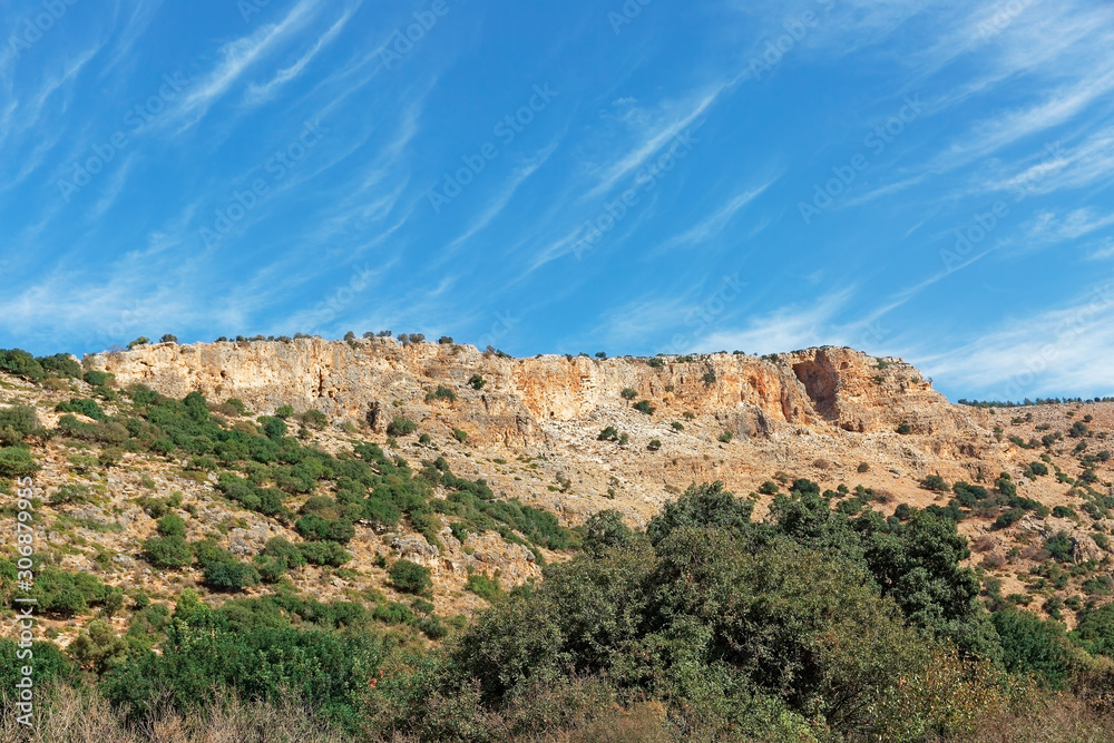 Landscape and rocks in northern Israel Landscape and rocks in northern Israel