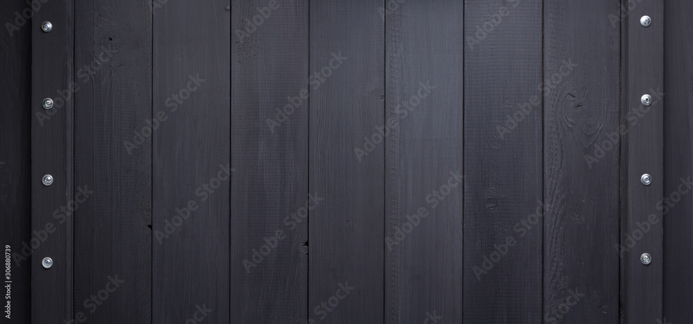 black wooden background texture