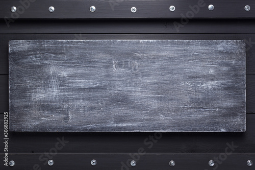 black wooden background as texture surface