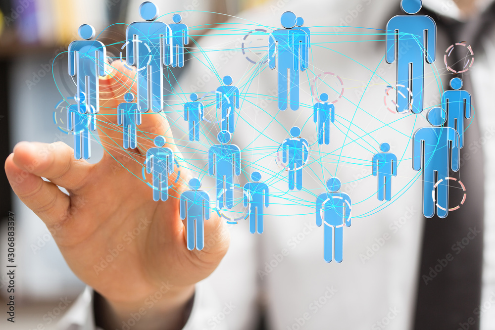 Group of business partner looking for the future Group of business partner looking for the future