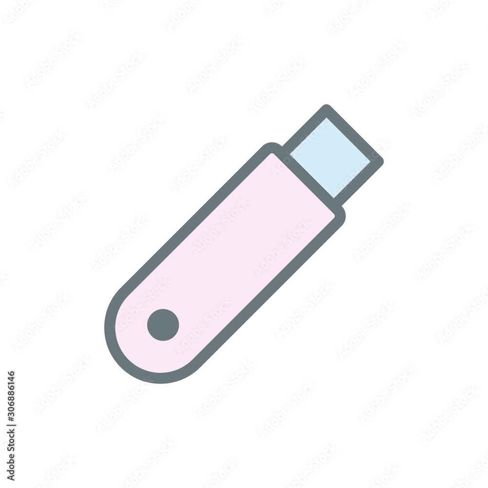 Usb Flash drive icon vector design template Usb Flash drive icon vector design template