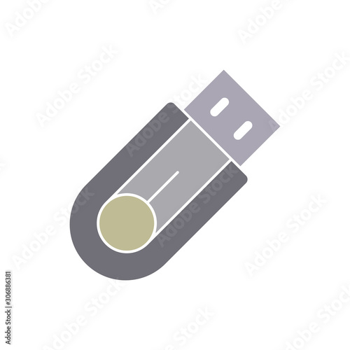 Usb Flash drive icon vector design template