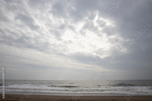 winter on a tropical beach