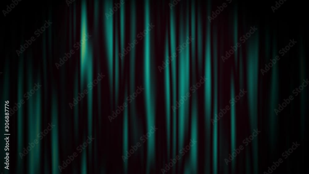 Curtain background. Abstract dark green background animation with moving lines. Looping backdrop motion. Curtain background. Abstract dark green background animation with moving lines. Looping backdrop motion.