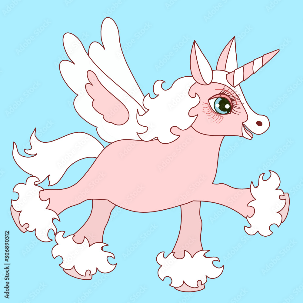 clipart unicorn pictures with wings