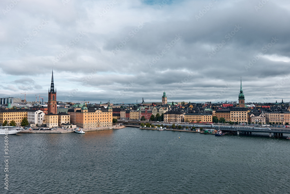 The Landscape of Stockholm city, Sweden