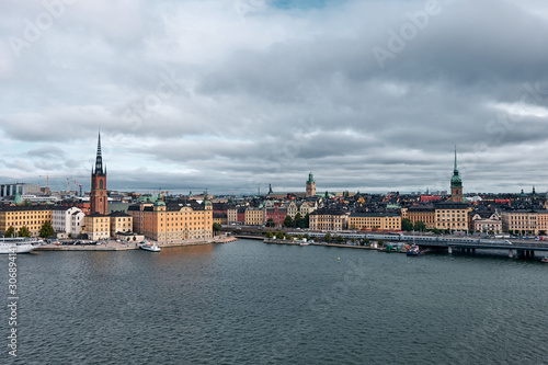 The Landscape of Stockholm city, Sweden photo