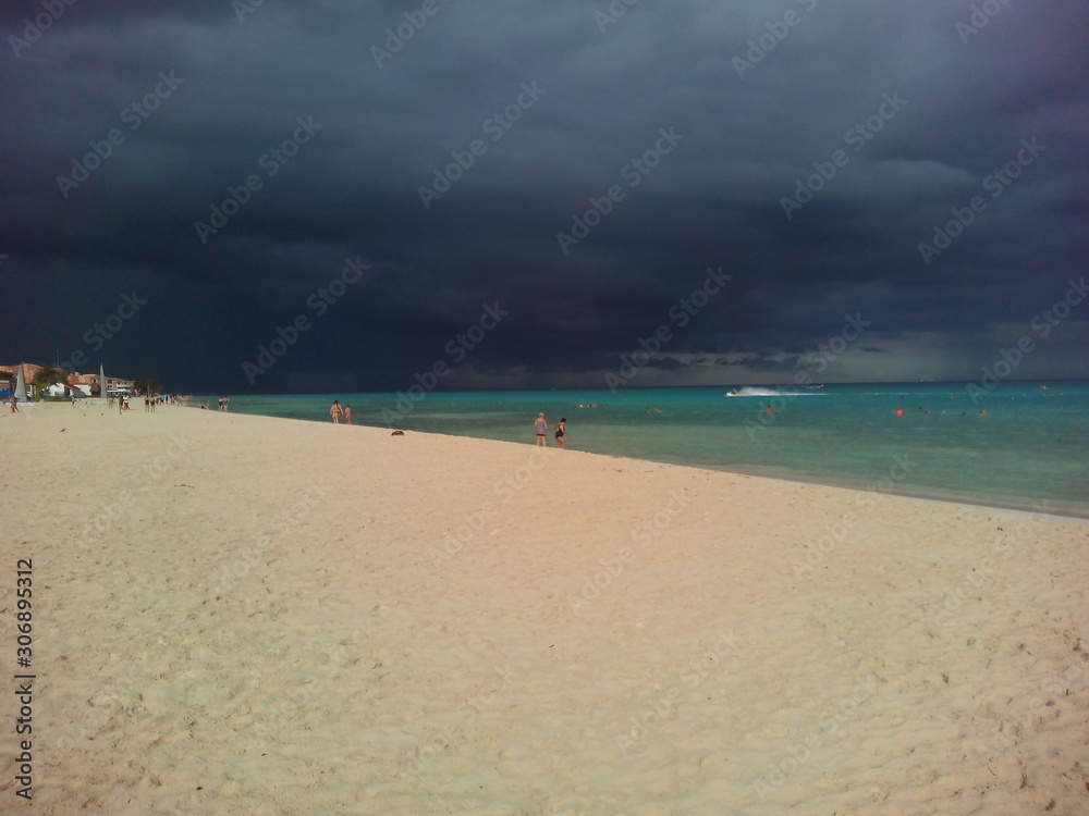 caribe playa ruina caribe playa ruina