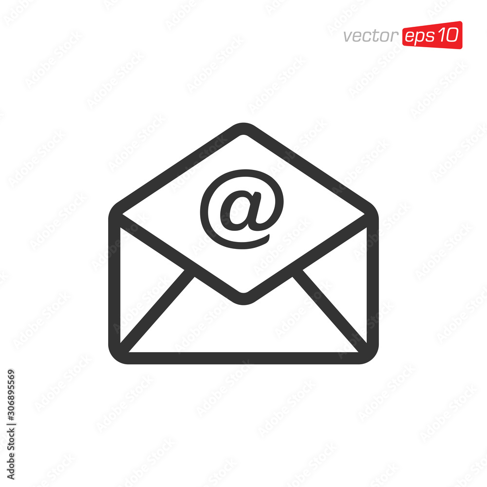 Envelope Message Icon Design Vector Envelope Message Icon Design Vector