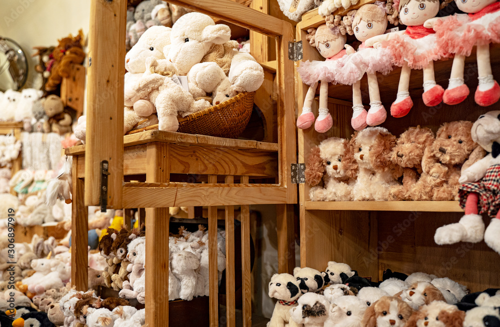Teddy bears outlet in store