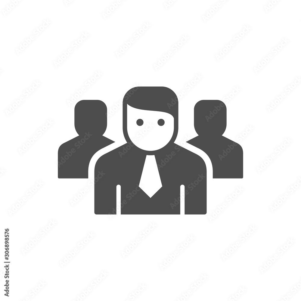 Group of people glyph icon Group of people glyph icon