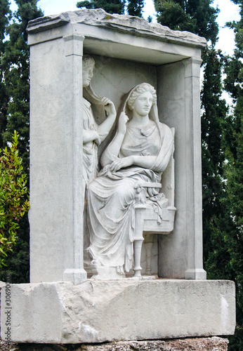 funeral statue