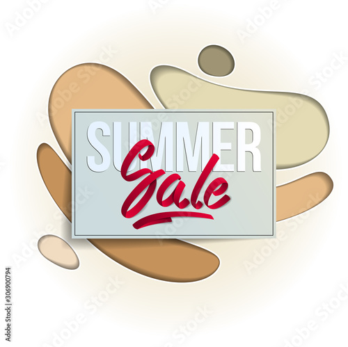 Summer sale flyer template ...