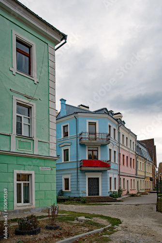 Straße in der Altstadt von Kamianets-Podilskyi in der Ukraine © Lapping Pictures