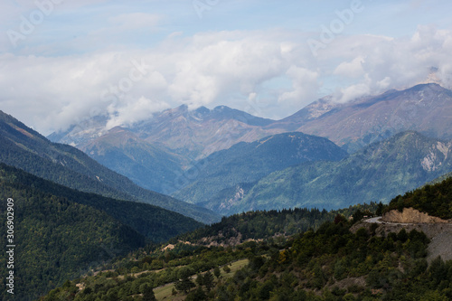 Mountain landscapes of Svaneti, Georgia