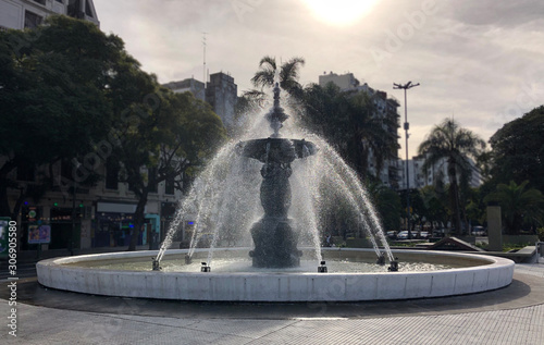 Beautiful Water Fountain in Buenos Aires