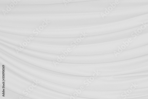 Wall background white color. Wave background. Abstract wall. © Likhit Wongphen