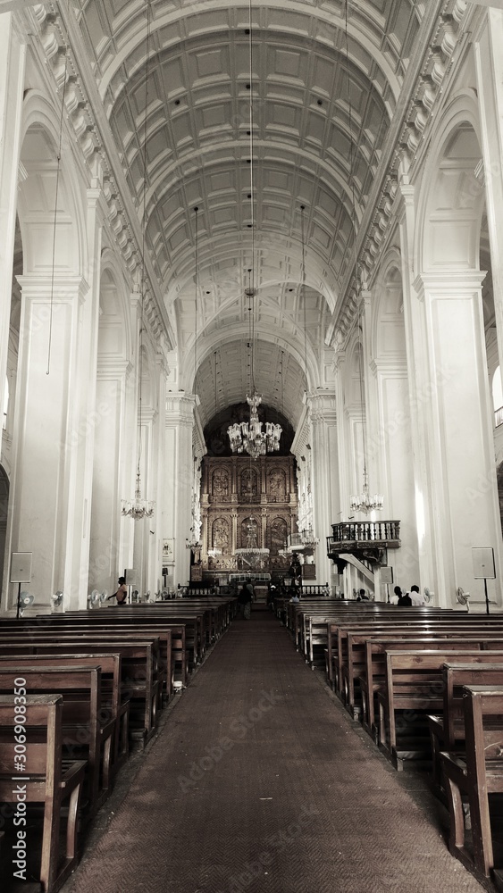 interior of church