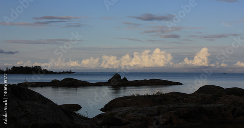 Calm summer evening in Vita Sannar, Sweden.