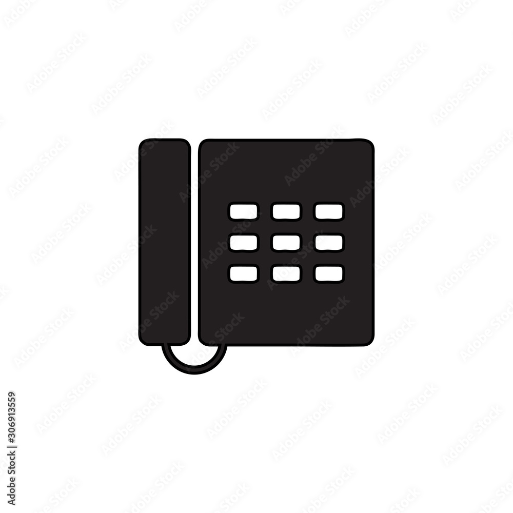 Telephone icon vector isolated on background. Trendy web symbol. Pixel perfect. illustration EPS 10. - Vector. Telephone icon vector isolated on background. Trendy web symbol. Pixel perfect. illustration EPS 10. - Vector.