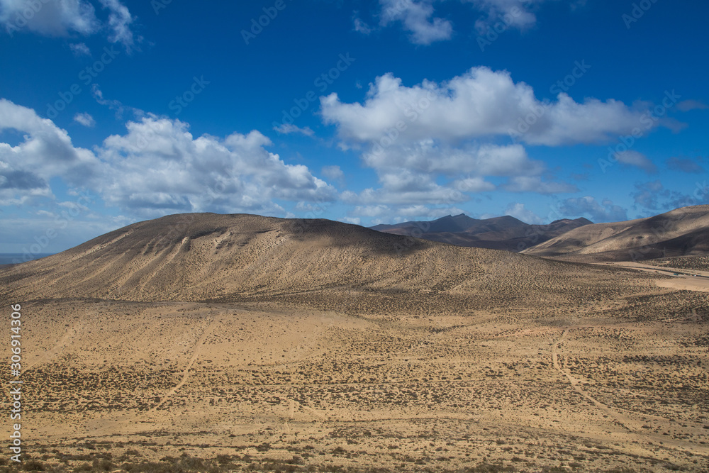 Landshot from the island of Fuerteventure (Canaria Island)