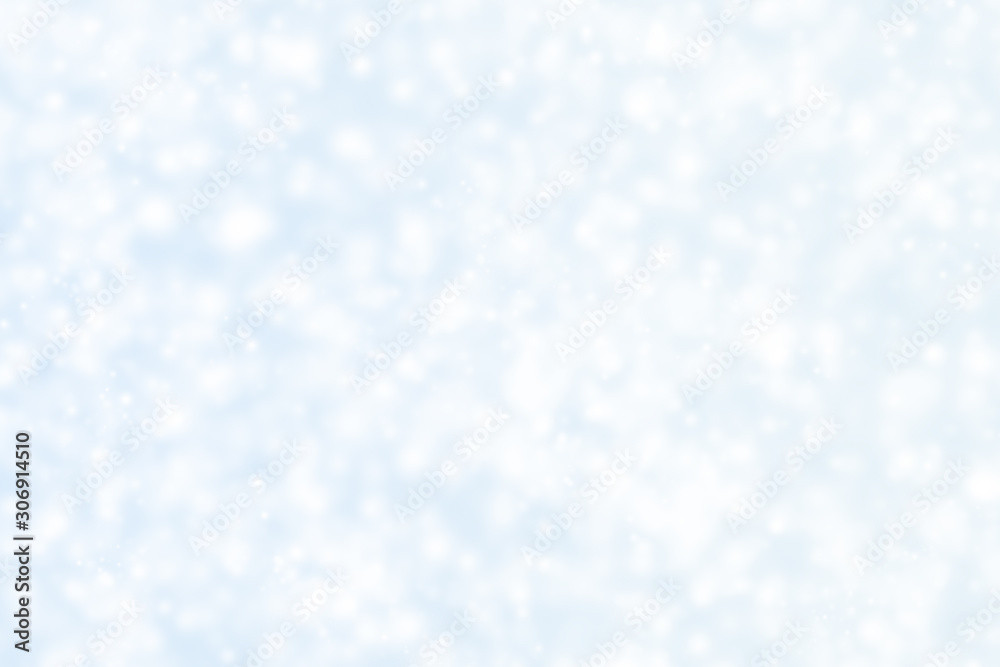 Fondo azul navideño con copos de nieve.