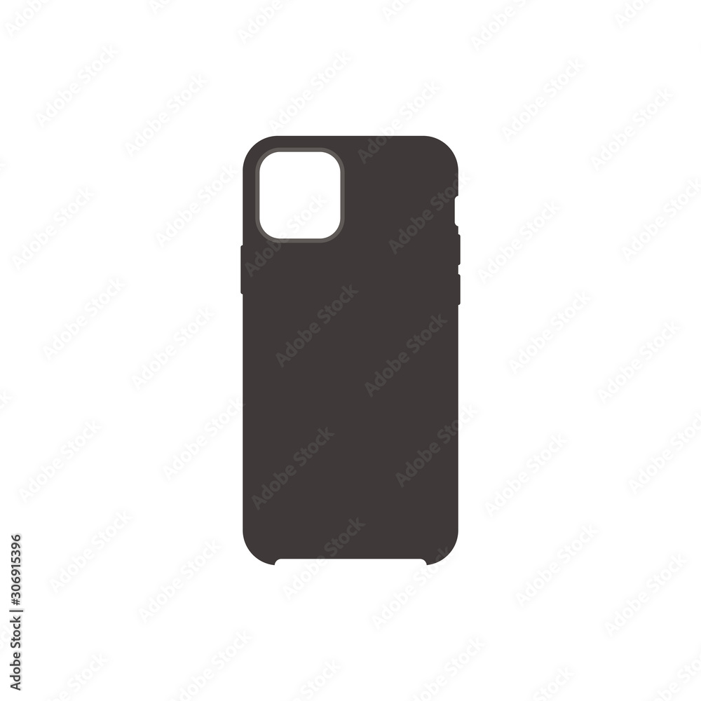Phone case icon flat style Phone case icon flat style