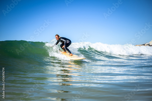 Surferin in Portugal