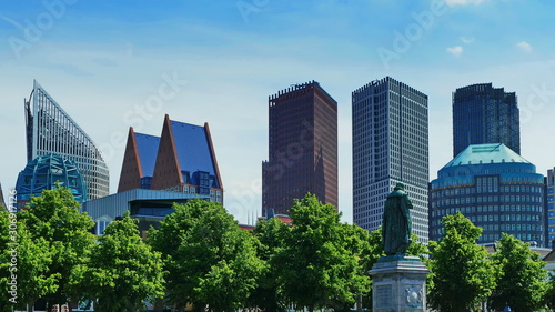 skyline von den Haag, stadtzentrum von den Haag Holland,  photo