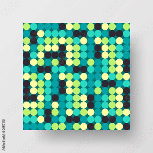 Amazing business advertisement vector mural art square banner mock up. Modern corporate abstract geometric illustration design layout background. Company identity quadrangle texture brochure template.