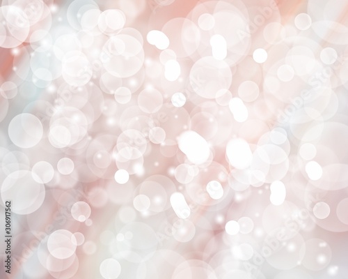 Pink abstract background. white stars and snowflakes Christmas new year blurred beautiful shiny lights use wallpaper backdrop valentine and your product.