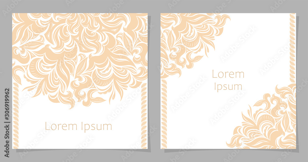 Mandala Luxury Background, ornament template for wedding invitation, book cover, flyer, menu, brochure, postcard, background, wallpaper, decoration, gold and white