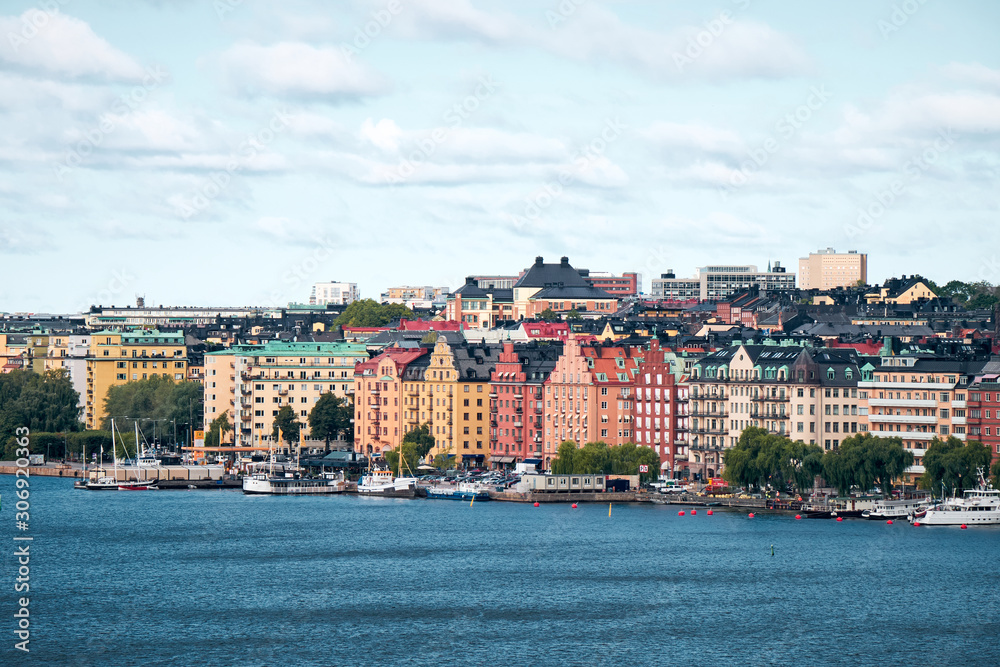 Obraz premium The Landscape of Stockholm city, Sweden