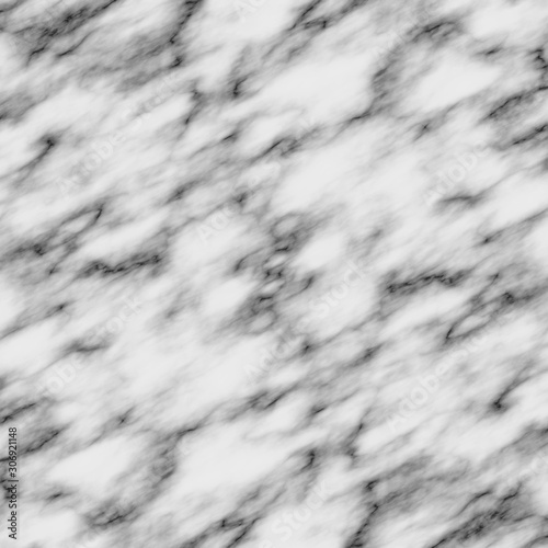 Black and white realistic marble texture