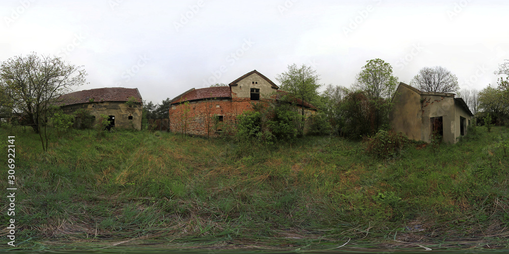 Fototapeta premium Building in the Park HDRI Panorama