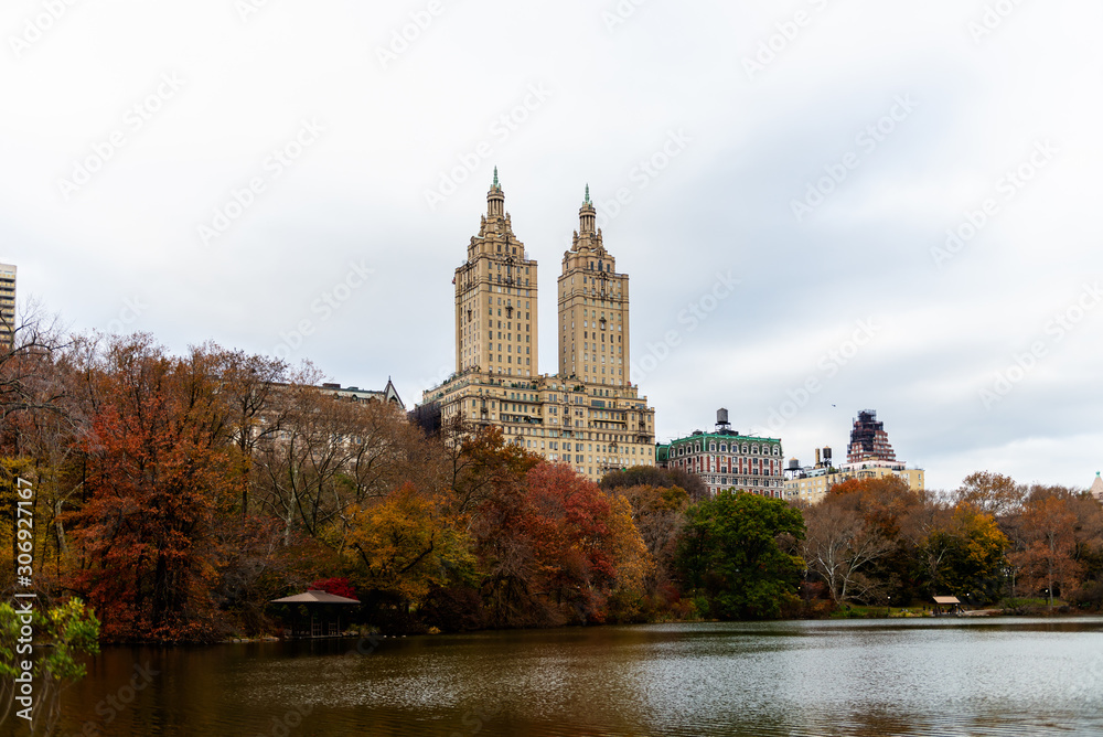 Autumn in Central Park at Manhattan, New York City, USA