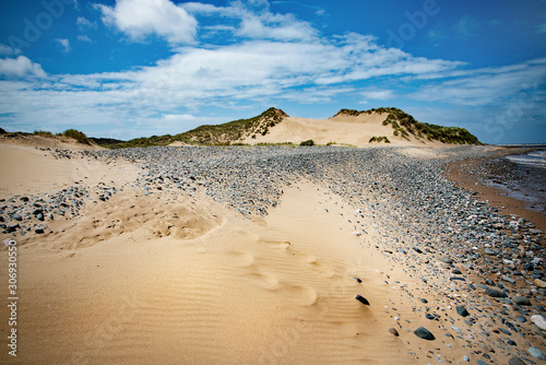 Obraz na płótnie Sand dunes at Sandscale Haws, Solway Firth, Cumbria