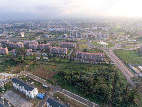 Aerial View of Malabo Equatorial Guinea City Central Africa photo