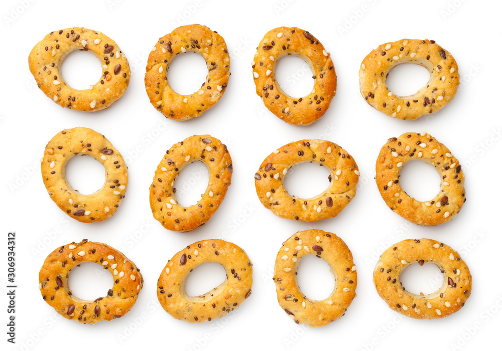 Collection Of Mini Bagel Snacks