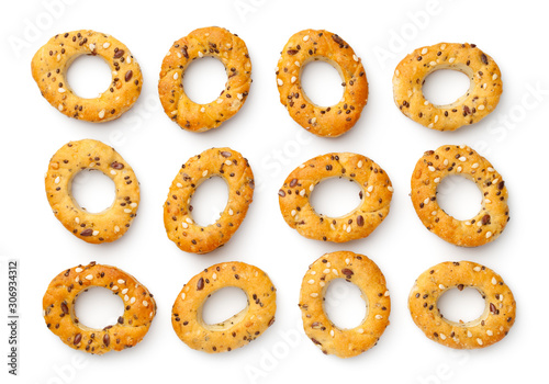Collection Of Mini Bagel Snacks