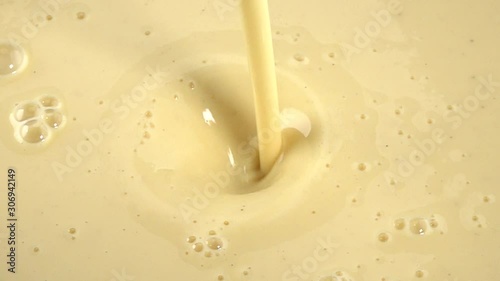 Egg Nogg Pour Slow Motion