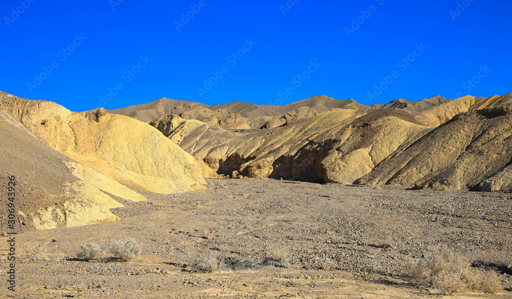 A view of Artist's palette in Death Valey National Park in California, USA