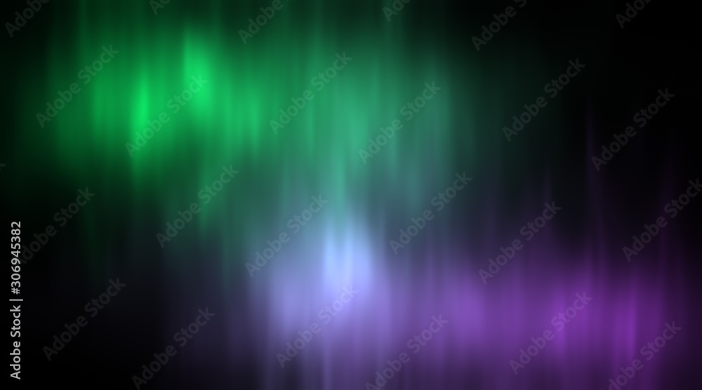 Abstract background simulating the northern lights