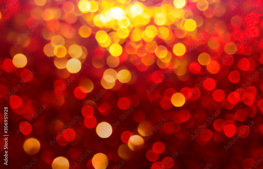 snow bokeh Backgrounds color red, gold tone blur bokeh light. snow bokeh Backgrounds color red, gold tone blur bokeh light.