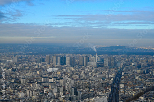 Vue panoramique de paris